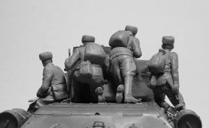 ICM 35640 Soviet Tank Riders (1943-1945) 4 figures 1/35 – zdjęcie 9