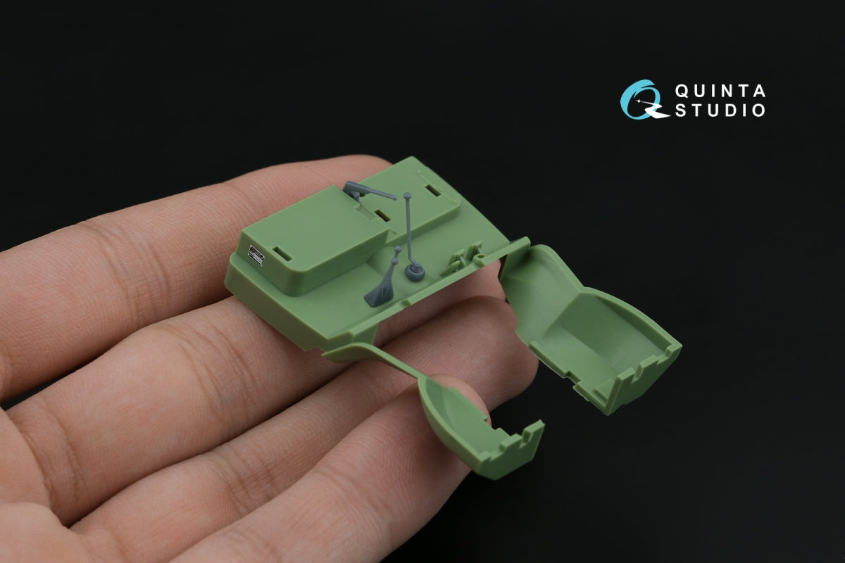 Quinta Studio QD+48568 URAL 4320 3D-Printed &amp;amp; coloured Interior on decal paper (KittyHawk/Zimi model) (with 3D-printed resin parts) 1/48 – zdjęcie 8