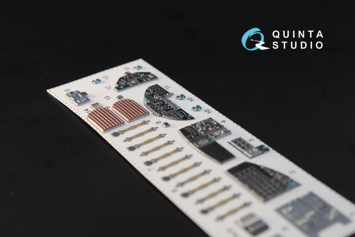 Quinta Studio QD72005 Pe-8/TB-7 3D-Printed &amp;amp; coloured Interior on decal paper for Zvezda 1/72 – zdjęcie 4