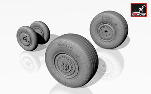 Armory Models AW72018 Mikoyan МiG-23BM, MiG-27,27M,D,K wheels 1/72 – zdjęcie 3