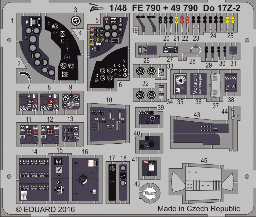 Eduard 49790 Do 17Z-2 ICM 1/48