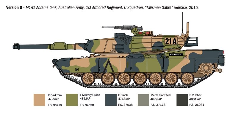 Italeri 6596 M1A1 Abrams 1/35 – Bild 10