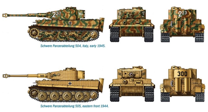 Italeri 7505 Pz. Kpfw. VI TIGER I Ausf. E 1/72 – zdjęcie 2