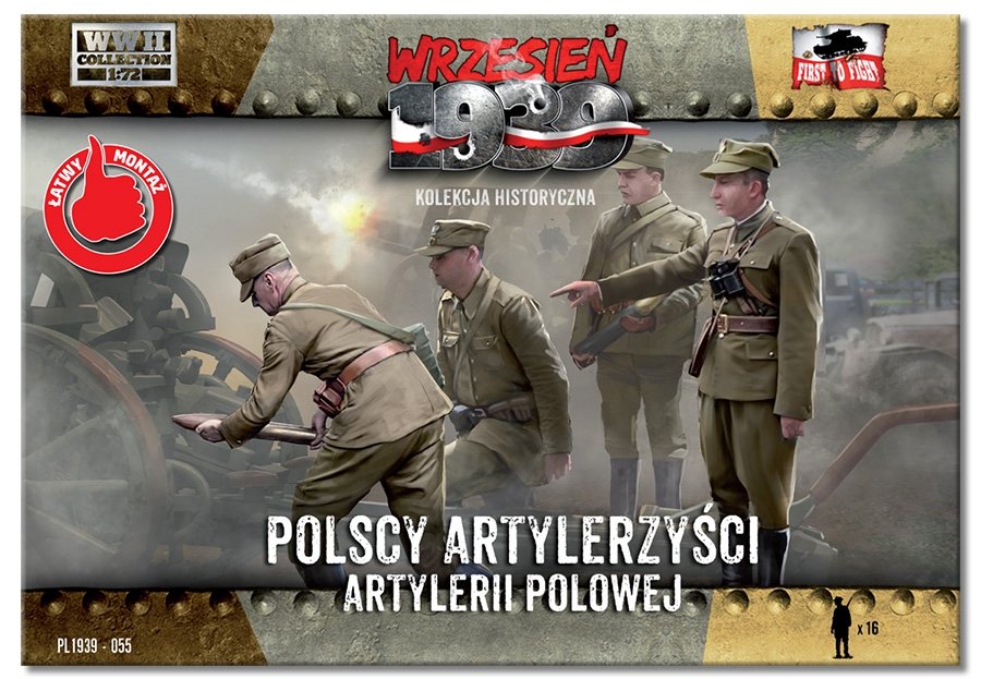 First to Fight PL055 Polscy artylerzyści artylerii polowej 1/72 – zdjęcie 2