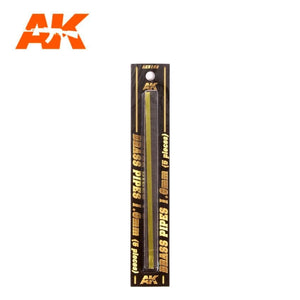 AK Interactive AK9109 BRASS PIPES 1MM Ø. 5 UNITS. – image 2