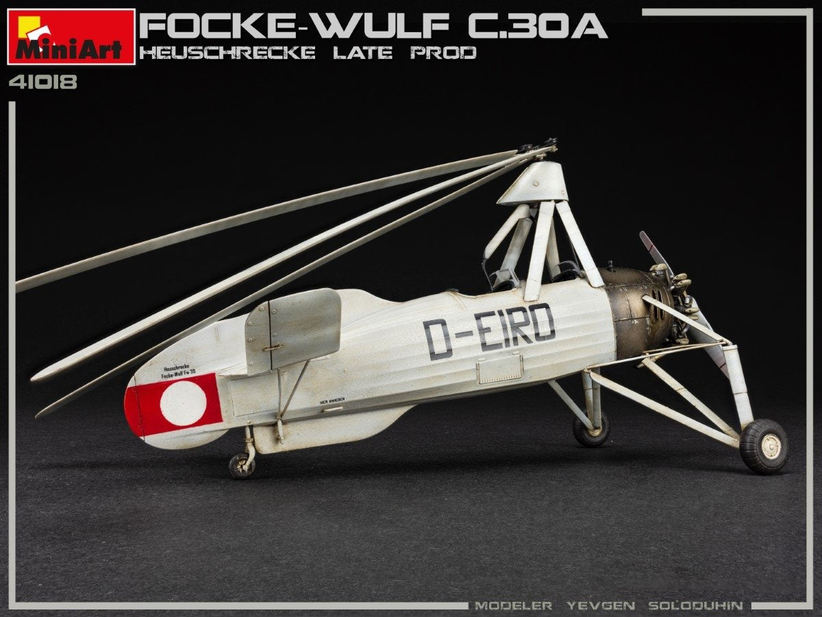 MiniArt 41018 FOCKE-WULF FW C.30A HEUSCHRECKE. LATE PROD 1/35 – image 4