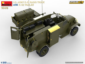 MiniArt 35418 US ARMY K-51 RADIO TRUCK WITH K-52 TRAILER. INTERIOR KIT 1/35 – zdjęcie 9