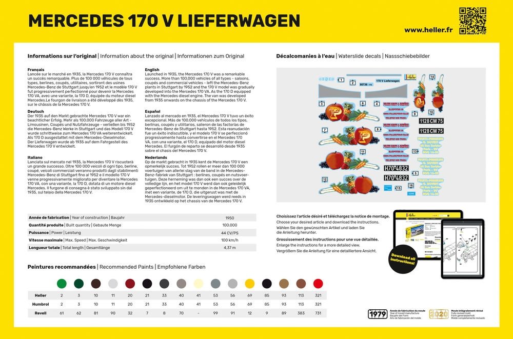 Heller 80736 MB 170 Lieferwagen 1/24 – image 4