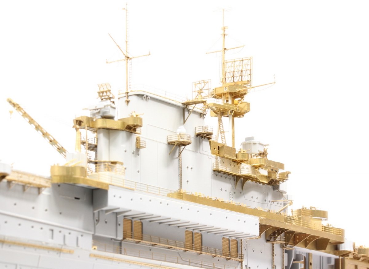Pontos 35031FN ( 37031FN ) USS CV-6 Enterprise 1942 Detail up set (Teak tone Deck) 1/350 – imagen 9