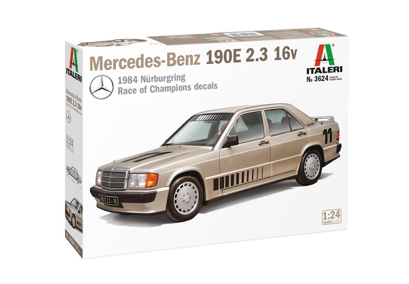 Italeri 3624 Mercedes 190 E 2.3 16V 1/24 – zdjęcie 2