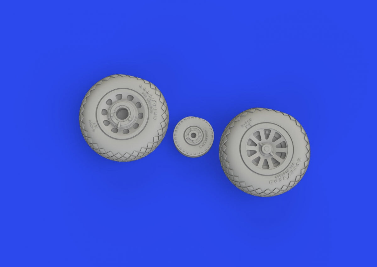 Eduard 672366 P-51D wheels diamond tread EDUARD 1/72 – image 3