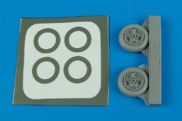 Aires 7227 A-7A/B/E Corsiar II wheels &amp;amp; paint masks 1/72 Hobby craft