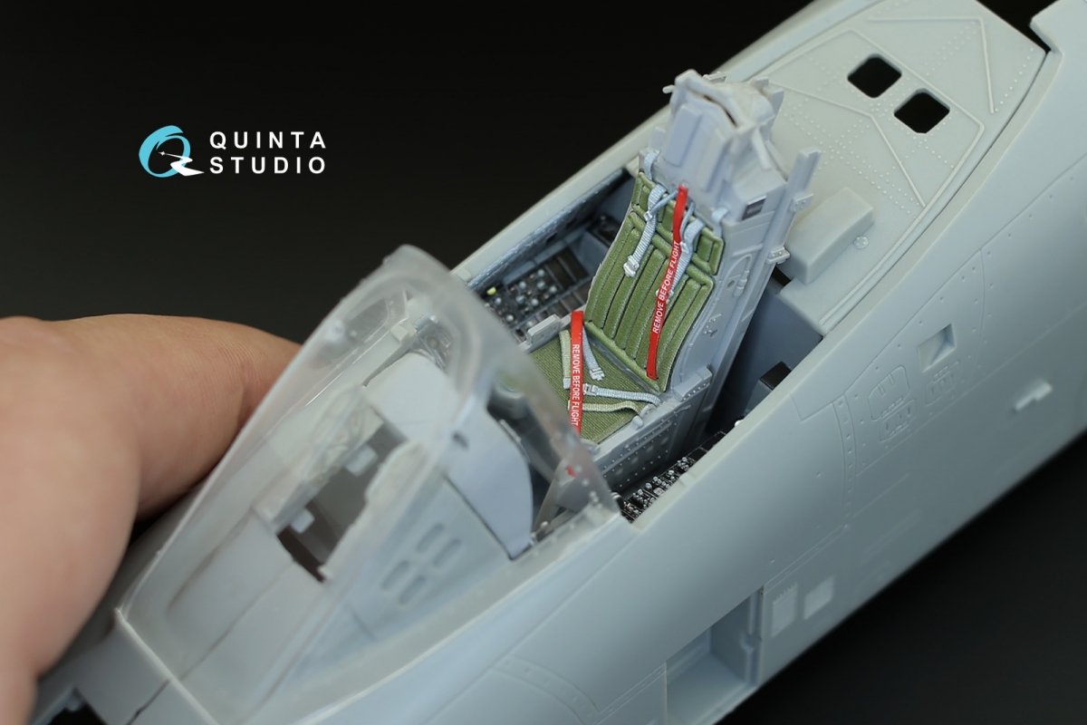 Quinta Studio QD32008 A-10A 3D-Printed &amp;amp; colored Interior on decal paper (for Trumpeter kit) 1/32 – image 10