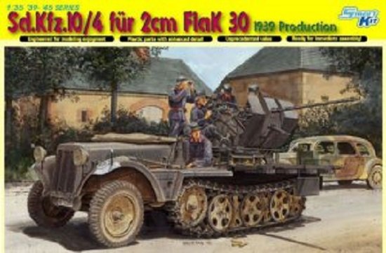 Dragon 6739 Sd.Kfz. 10/4 fur 2cm FlaK 30 (version 1939) 1/35