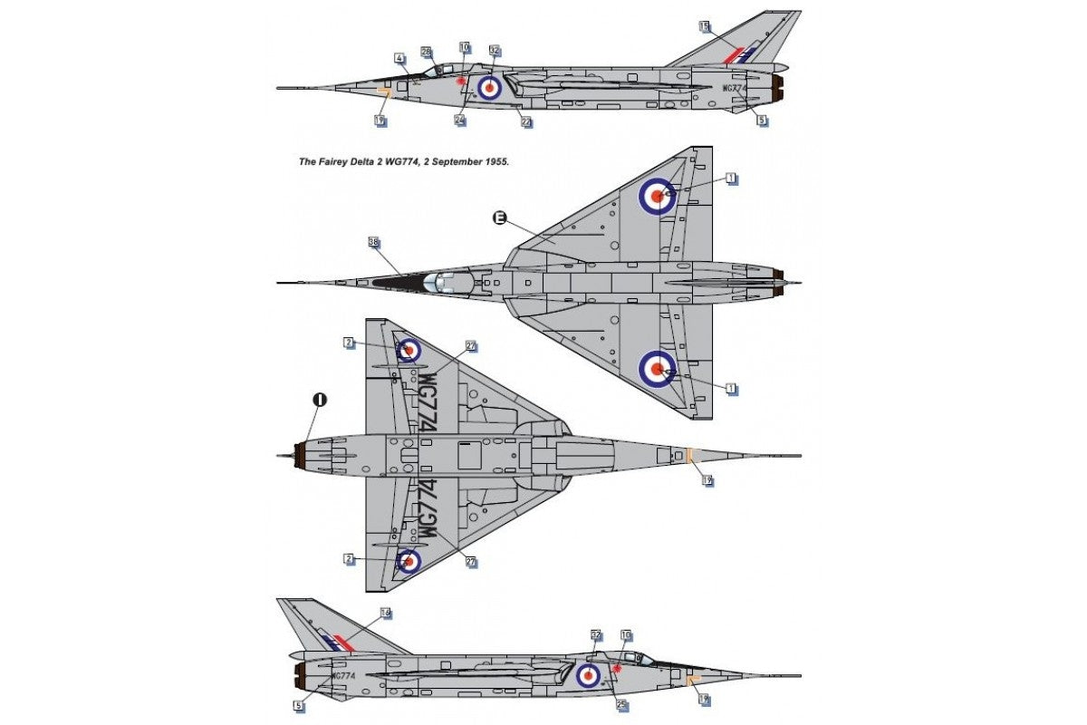 Dora Wings 72009 Fairey Delta 2 British supersonic research aircraft 1/72 – zdjęcie 6