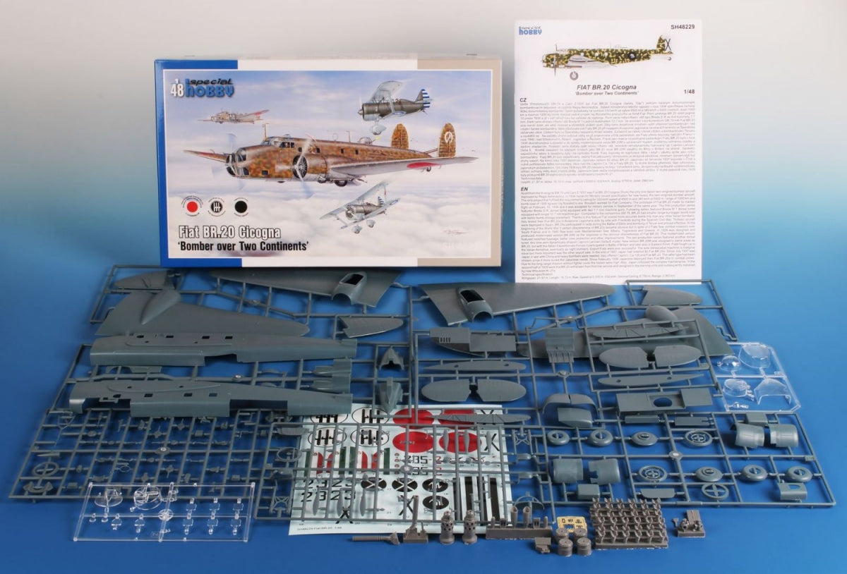 Special Hobby 48229 Fiat BR.20 Cicogna &amp;#39;Bomber Over Two Continents&amp;#39; 1/48 – image 2