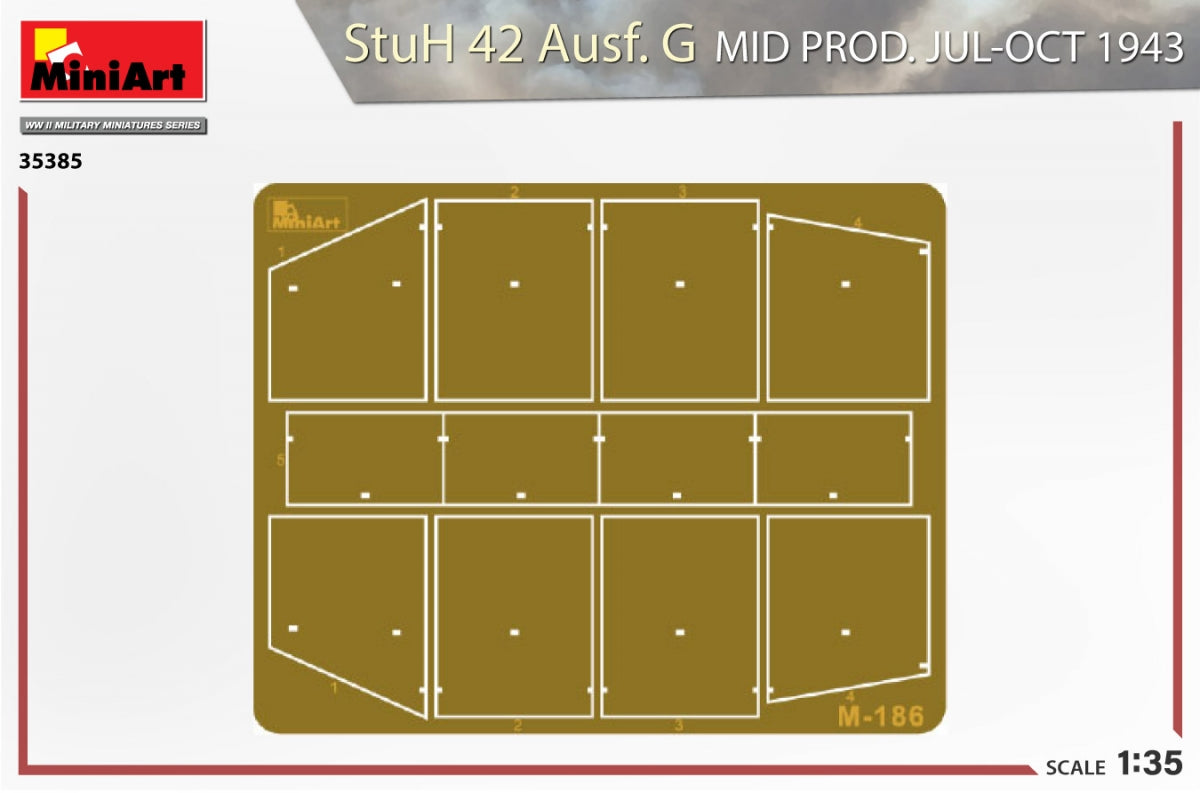 MiniArt 35385 StuH 42 Ausf. G MID PRODUCED BY JUL-OCT 1943 1/35 – image 3