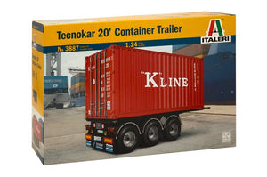 Italeri 3887 TECNOKAR 20 CONTAINER TRAILER 1/24 – zdjęcie 2