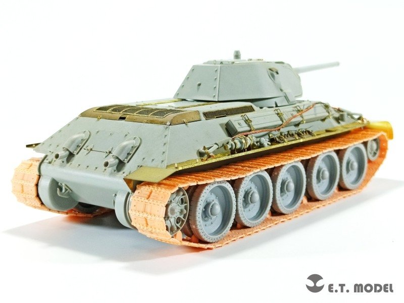 E.T. Model P35-018 Soviet T-34 550mm Stamped Links（Type 1940）Workable Track ( 3D Printed ) 1/35 – zdjęcie 6