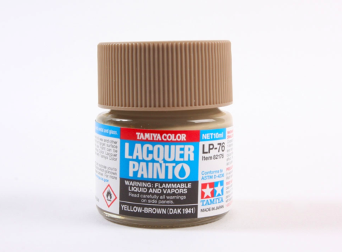 TAMIYA 82176 Lacquer Paint LP-76 Yellow-Brown DAK 1941 10ml – zdjęcie 3