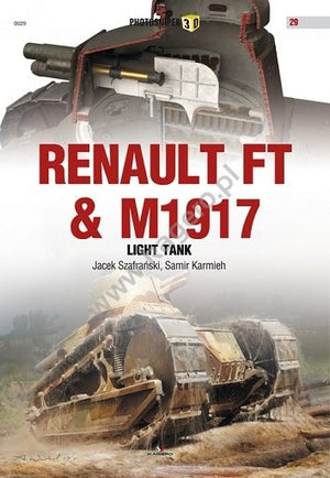 Kagero 0029 Renault FT &amp;amp; M1917 Light Tank EN