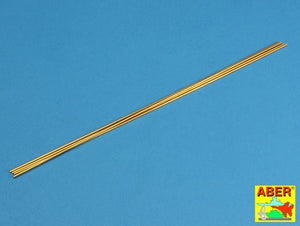 Aber BT15X02 Brass Tubes 1,50x0,20 mm length 250 mm x 4 pcs. – zdjęcie 3