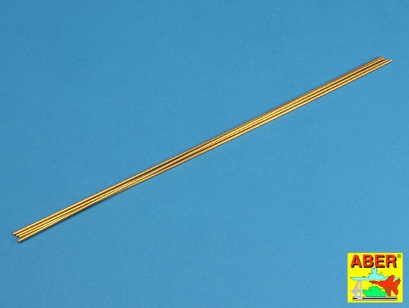 Aber BT15X02 Brass Tubes 1,50x0,20 mm length 250 mm x 4 pcs. – zdjęcie 3