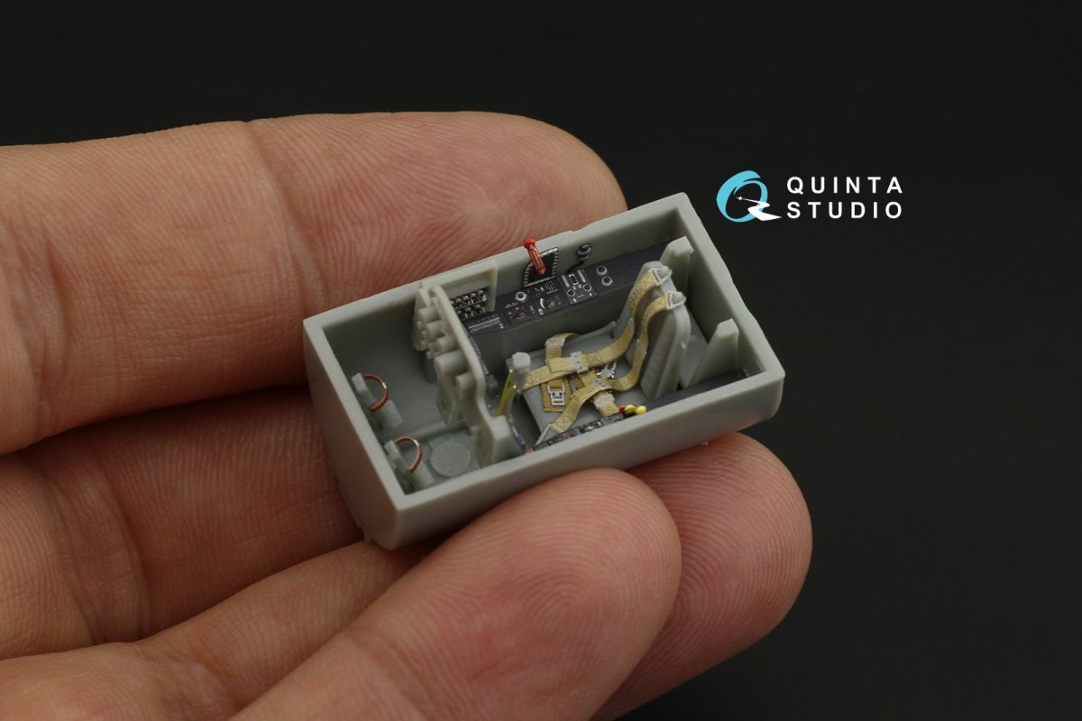 Quinta Studio QD48186 Me 262A 3D-Printed &amp;amp; coloured Interior on decal paper (for Dragon ) 1/48 – zdjęcie 4