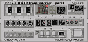 Eduard 49473 B-24D front interior 1/48 Revell Academy – zdjęcie 3
