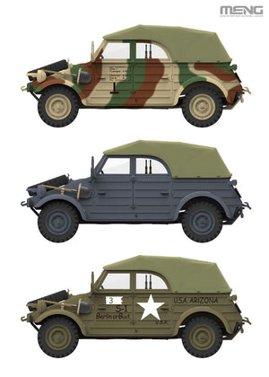 Meng Model VS-016 German Pkw.K1 Kubelwagen Type 82 (Eastern Front) 1/35 – zdjęcie 15