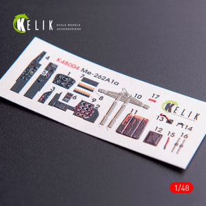 KELIK K48004 ME-262A1 INTERIOR 3D DECALS FOR TAMIYA KIT 1/48 – Bild 3