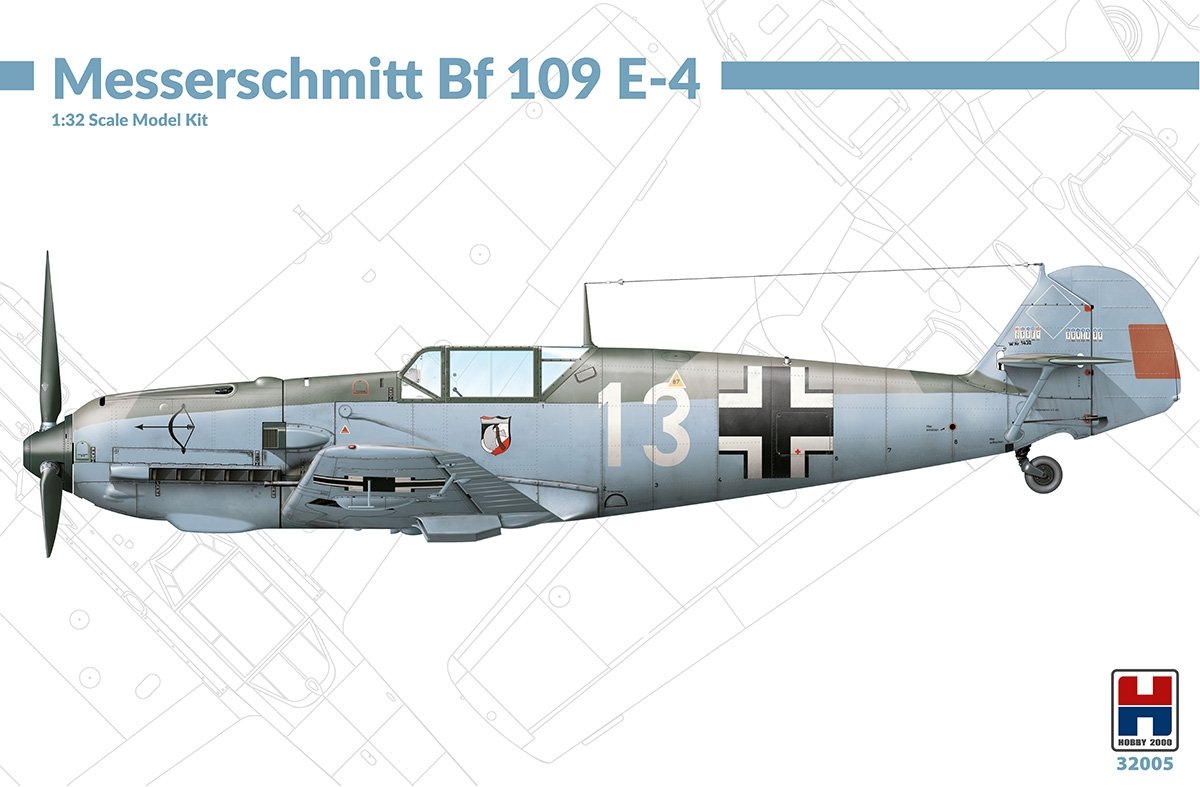 Hobby 2000 32005 Messerschmitt Bf 109 E-4 ( DRAGON + CARTOGRAF ) 1/32