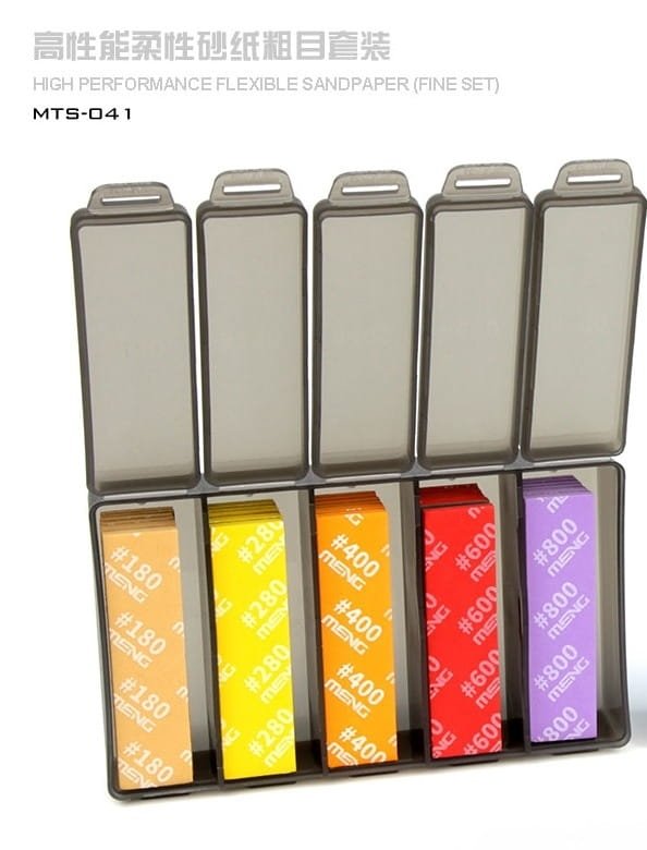 Meng Model MTS-041 High Performance Flexible Sandpaper (FineSet) (sanding set) – image 6