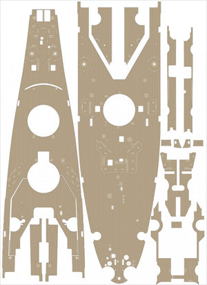Pontos 23002F1 USS BB-63 Missouri 1945 Detail Up Set (Teak tone stained wooden deck) 1/200 – zdjęcie 3