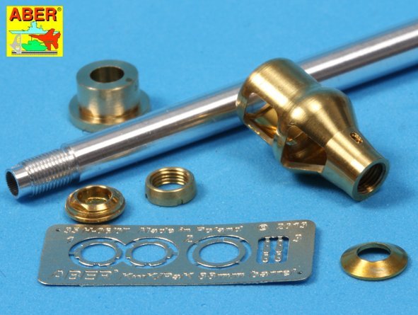 Aber 35L-014N 88 mm Pak 43/1 L/71 Barrel for German Tank Destroyer Ferdinand or Elefant 1/35 – zdjęcie 3