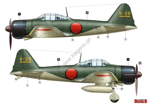 Kagero KD48005 Mitsubishi A6M2 Model 21 1/48 – immagine 5