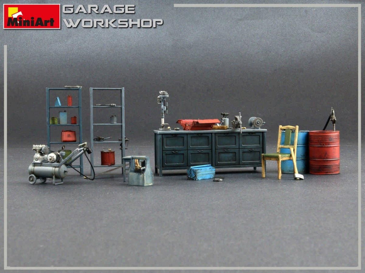 MiniArt 35596 Garage Workshop 1/35 – zdjęcie 2
