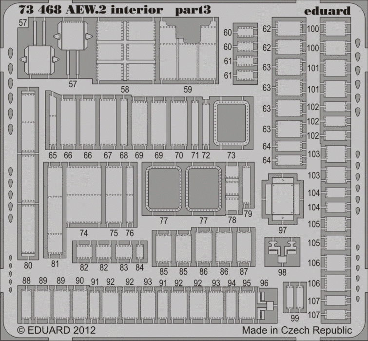 Eduard 73468 Sea King AEW.2 interior S. A. 1/72 CYBER HOBBY – zdjęcie 2