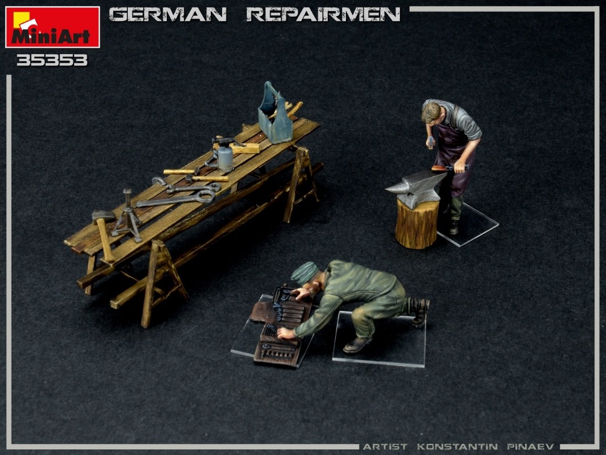 Miniart 35353 GERMAN REPAIRMEN 1/35 – zdjęcie 5