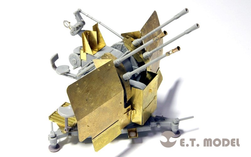 ET Model E35-027 WWII German 2cm FLAK 38 Anti-Aircraft Gun (For TRUMPETER 02309) (1/35) – image 5