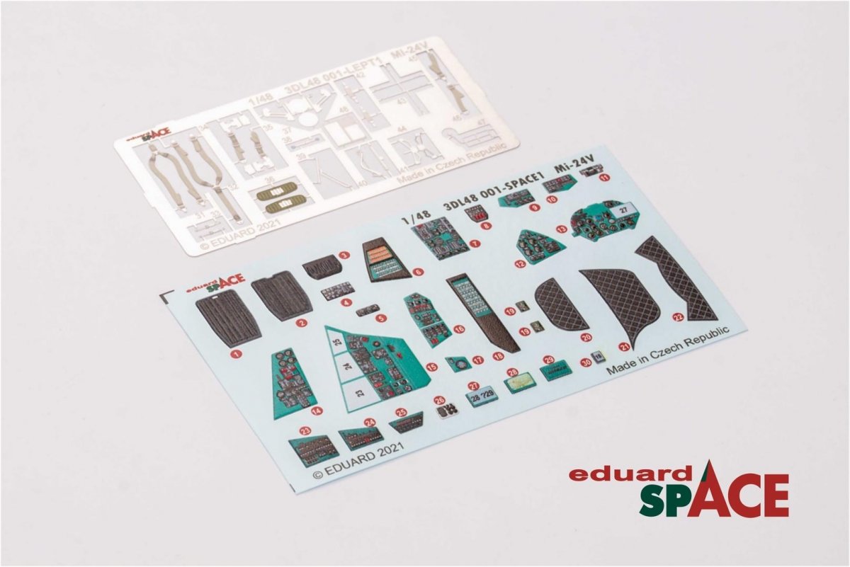 Eduard 3DL48001 Mi-24V SPACE 3D for Eduard 1/48 – image 2