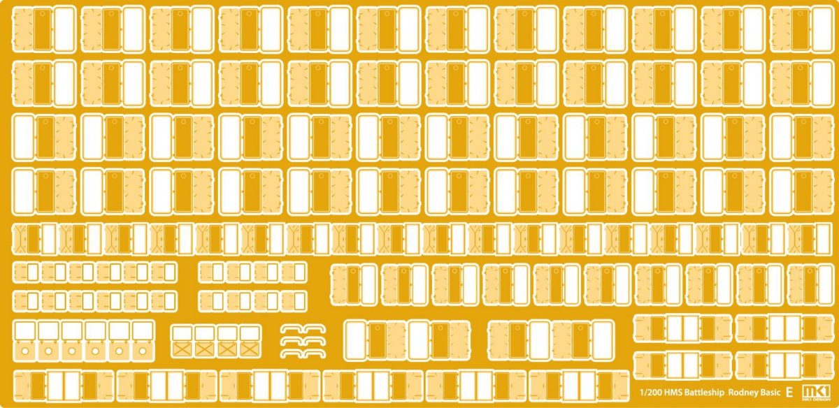 MK1 Design MD-20014 HMS Rodney Value Pack 1/200 – zdjęcie 4