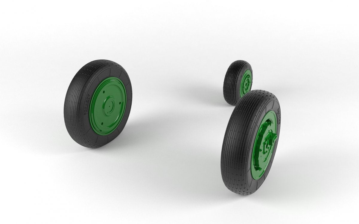Armory Models AW48029 Mikoyan MiG-21 Fishbed wheels w/ weighted tires, late production 1/48 – image 6