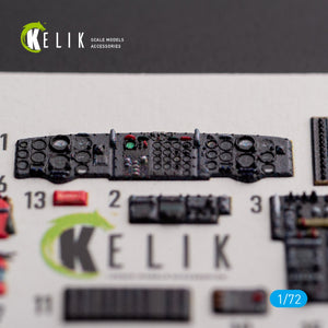 KELIK K72144 HC.1 Chinook - interior 3D decals for Airfix kit 1/72 – zdjęcie 2