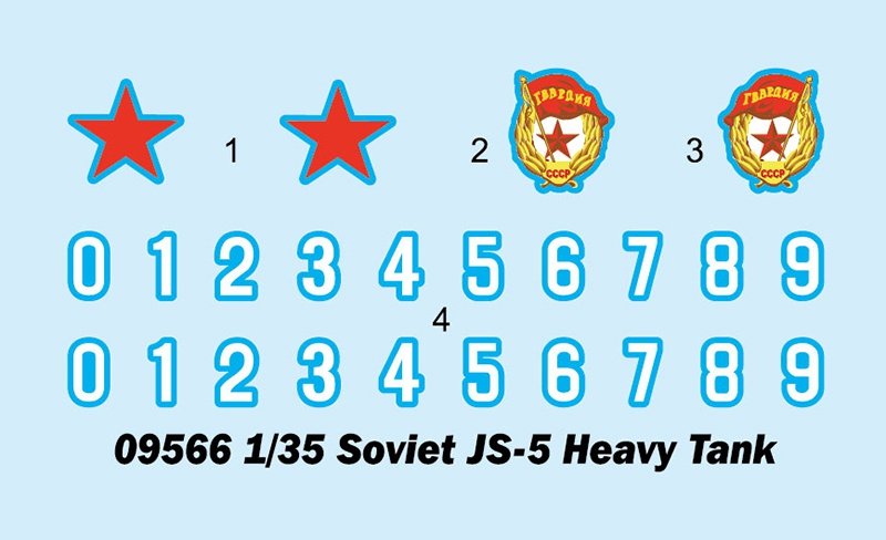 Trumpeter 09566 Soviet JS-5 Heavy Tank 1/35 – zdjęcie 4