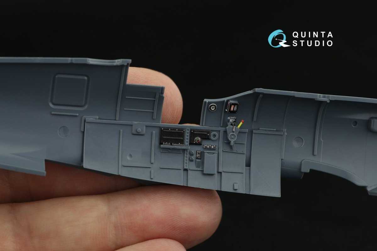 Quinta Studio QD48205 Spitfire Mk.II 3D-Printed &amp;amp; coloured Interior on decal paper (Eduard) 1/48 – zdjęcie 4