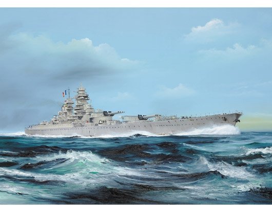 Trumpeter 05751 FRENCH NAVY RICHELIEU 1946 1/700