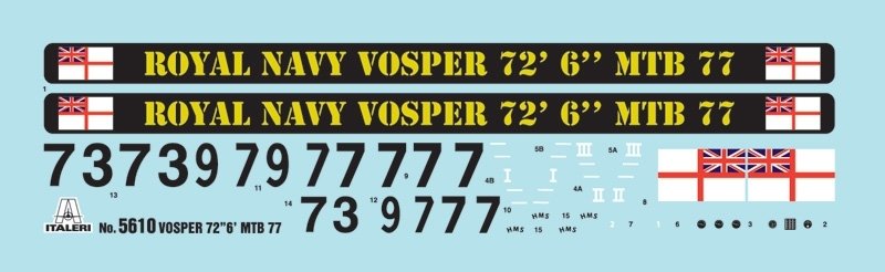 Italeri 5610 British Vosper MTB 1/35 – zdjęcie 6