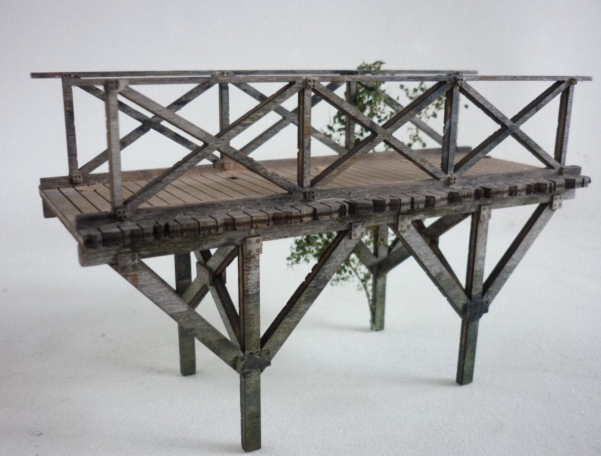 RT-Diorama 35518 Wooden bridge (small) 1/35 – zdjęcie 3