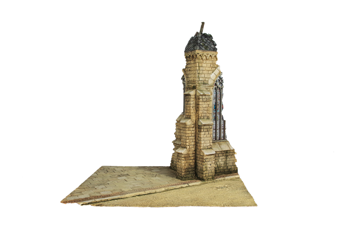 RT-Diorama 35038 Diorama Base: Small Church Corner &amp;quot;Forgotten Sanctuary&amp;quot; 1/35 – zdjęcie 3
